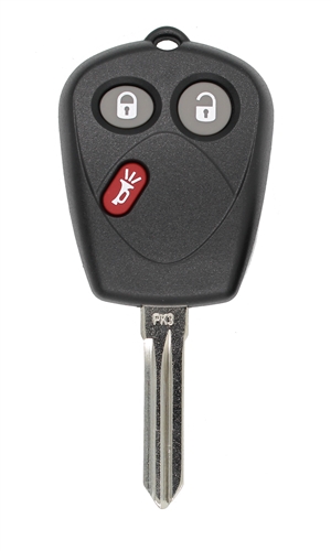 Saab 9-7x OEM 3 Button Key Fob